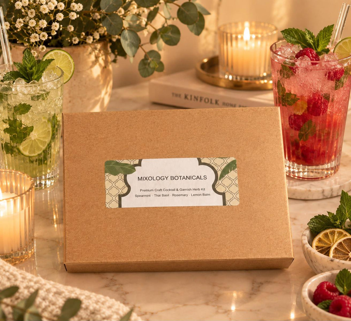 Herb Mixology Botanicals Growing Kit - Premium Herb Starter Set