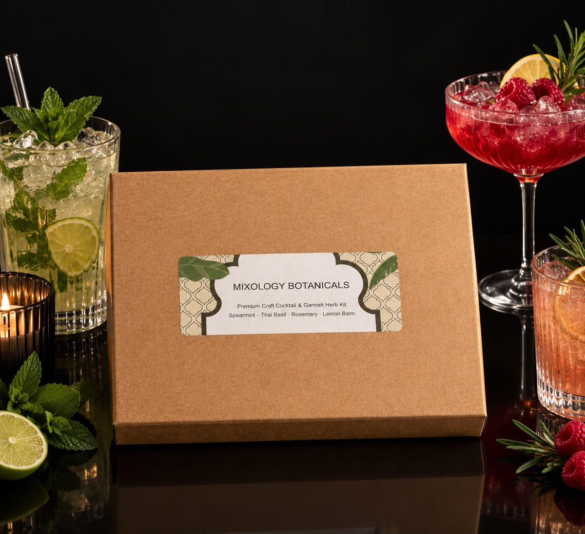 Herb Mixology Botanicals Growing Kit - Premium Herb Starter Set